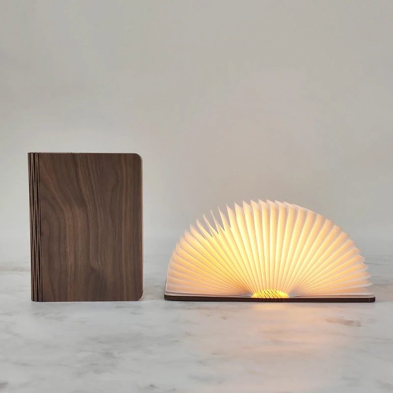 LumiBook™ — Foldable Wooden Light Book
