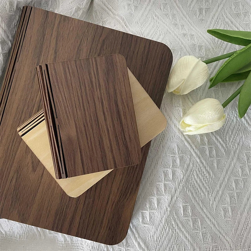 LumiBook™ — Foldable Wooden Light Book