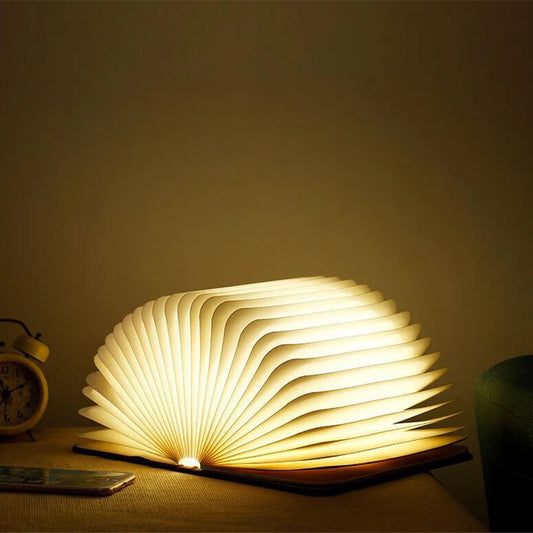 LumiBook™ — Foldable Wooden Light Book